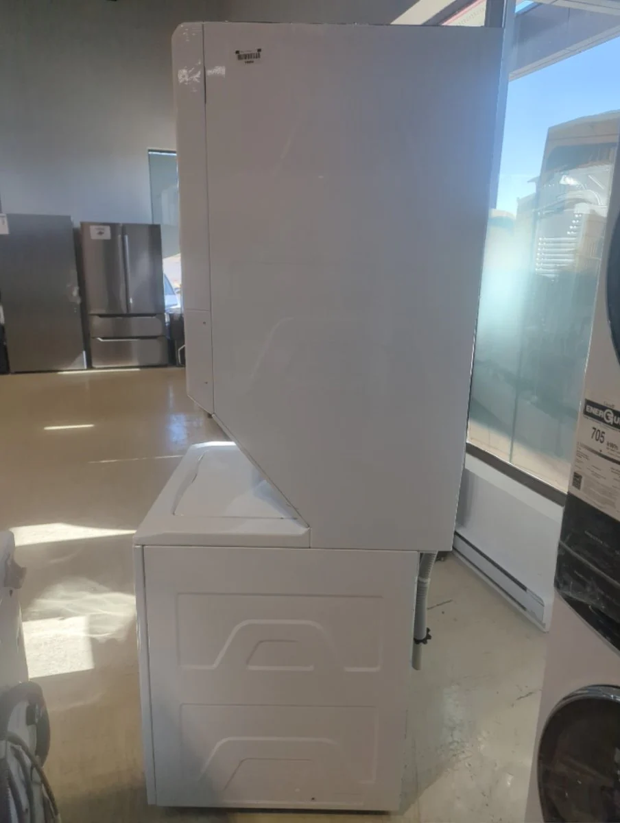 GUV27ESSMWW - LAUNDRY CENTERS - GE - Stacked Washer/Dryer - Electric - White - Open Box - Image 3