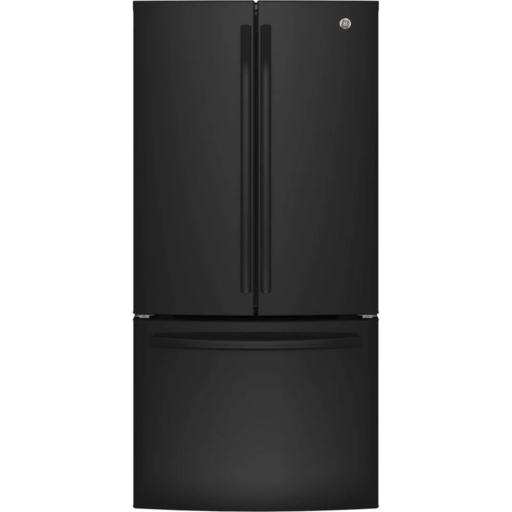 GWE19JGLBB - REFRIGERATORS - GE - French 3-Door - Black -Open Box