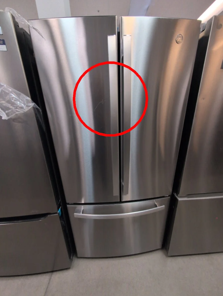 GWE19JYLFS - REFRIGERATORS - GE - French 3-Door - Stainless Steel - Open Box - Image 3