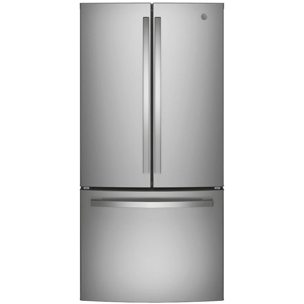 GWE19JYLFS - REFRIGERATORS - GE - French 3-Door - Stainless Steel - Open Box