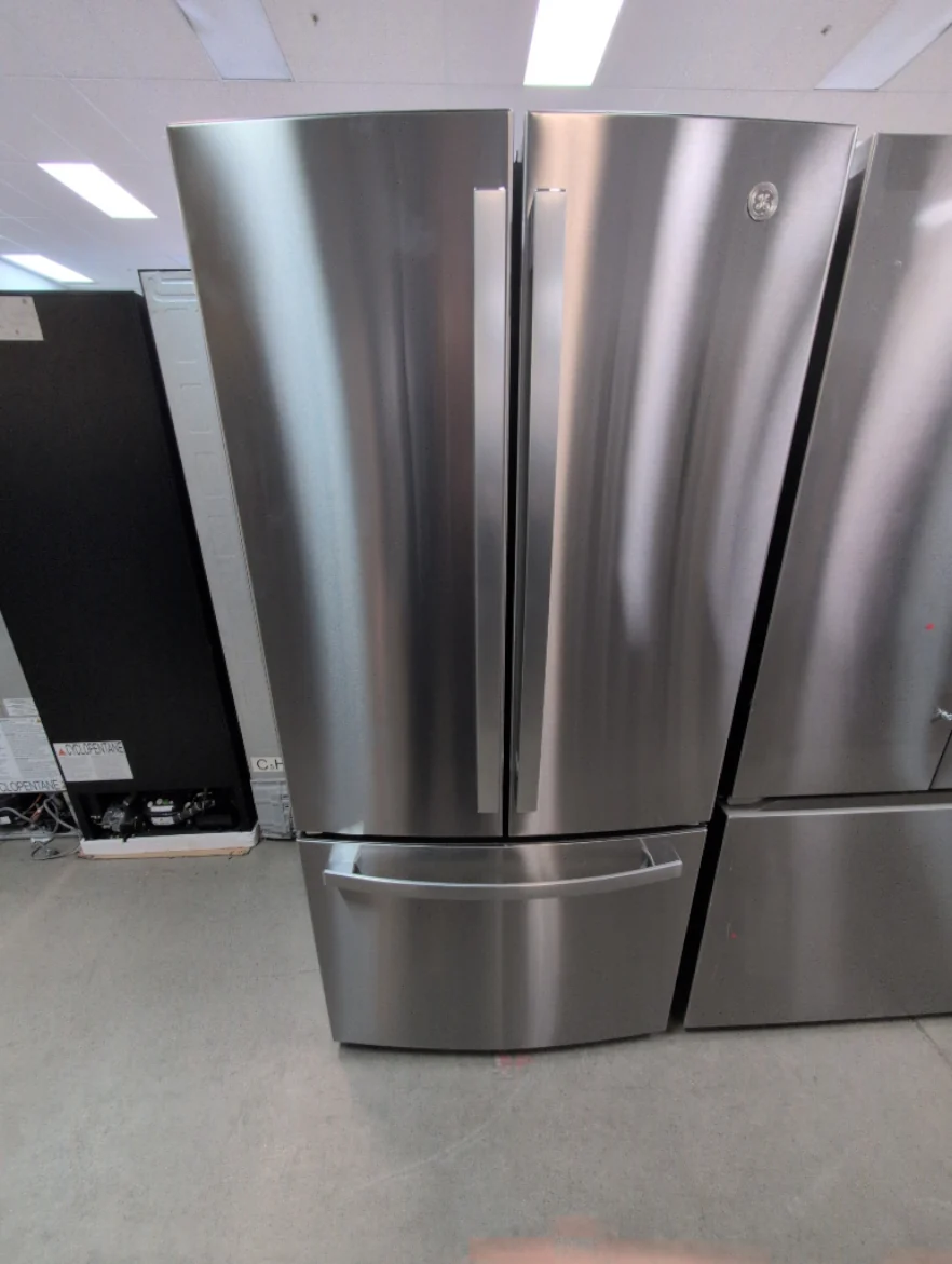 GWE19OYLFS - REFRIGERATORS - GE - French 3-Door - Stainless Steel - Open Box - Image 2