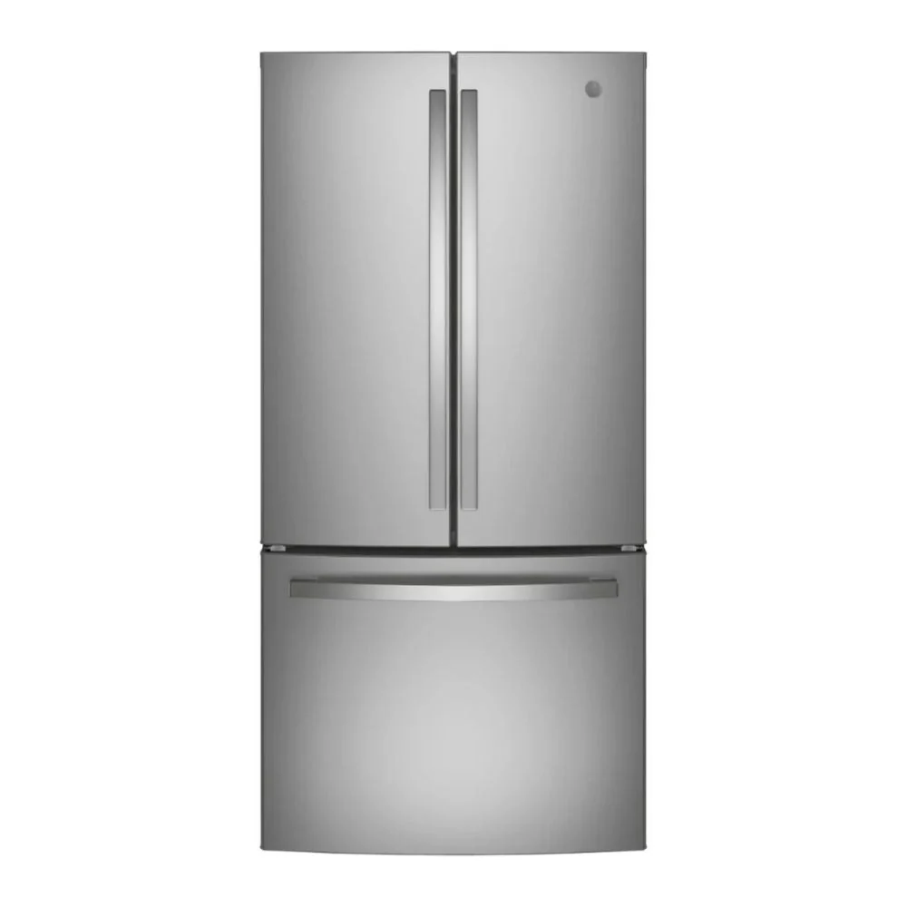 GWE19OYLFS - REFRIGERATORS - GE - French 3-Door - Stainless Steel - Open Box