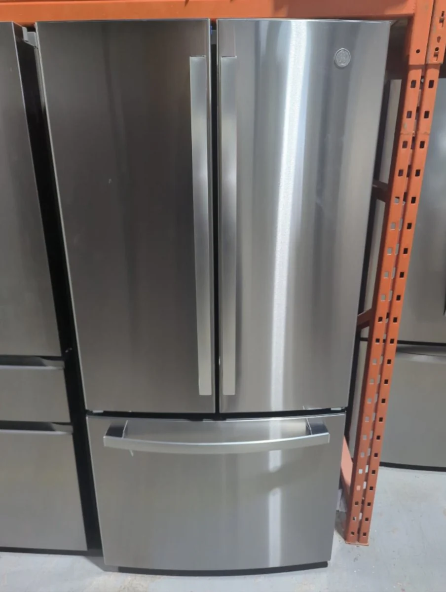 GWE19OYLFS - REFRIGERATORS - GE - French 3-Door - Stainless Steel - Open Box - Image 2