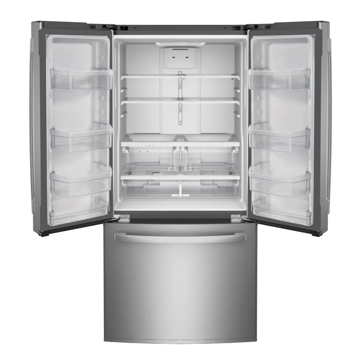 GWE19OYLFS - REFRIGERATORS - GE - French 3-Door - Stainless Steel - Open Box - Image 5