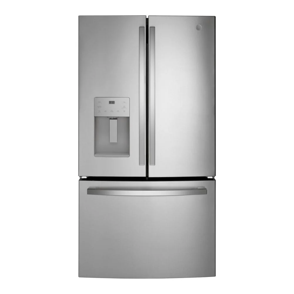 GYE21JYMFS - REFRIGERATORS - GE - French 3-Door - Stainless Steel - Open Box