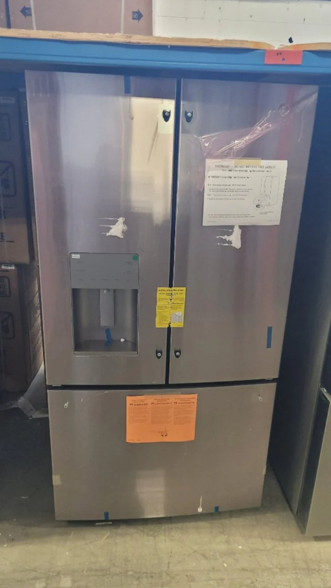 GYE21JYMFS - REFRIGERATORS - GE - French 3-Door - Stainless Steel - Open Box - Image 2