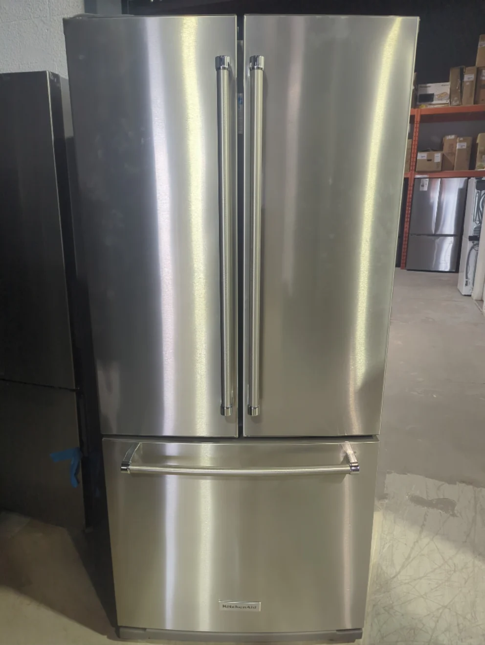 KRFF300ESS - REFRIGERATORS - kitchenAid - French 3-Door - Stainless Steel - Open Box - Image 2