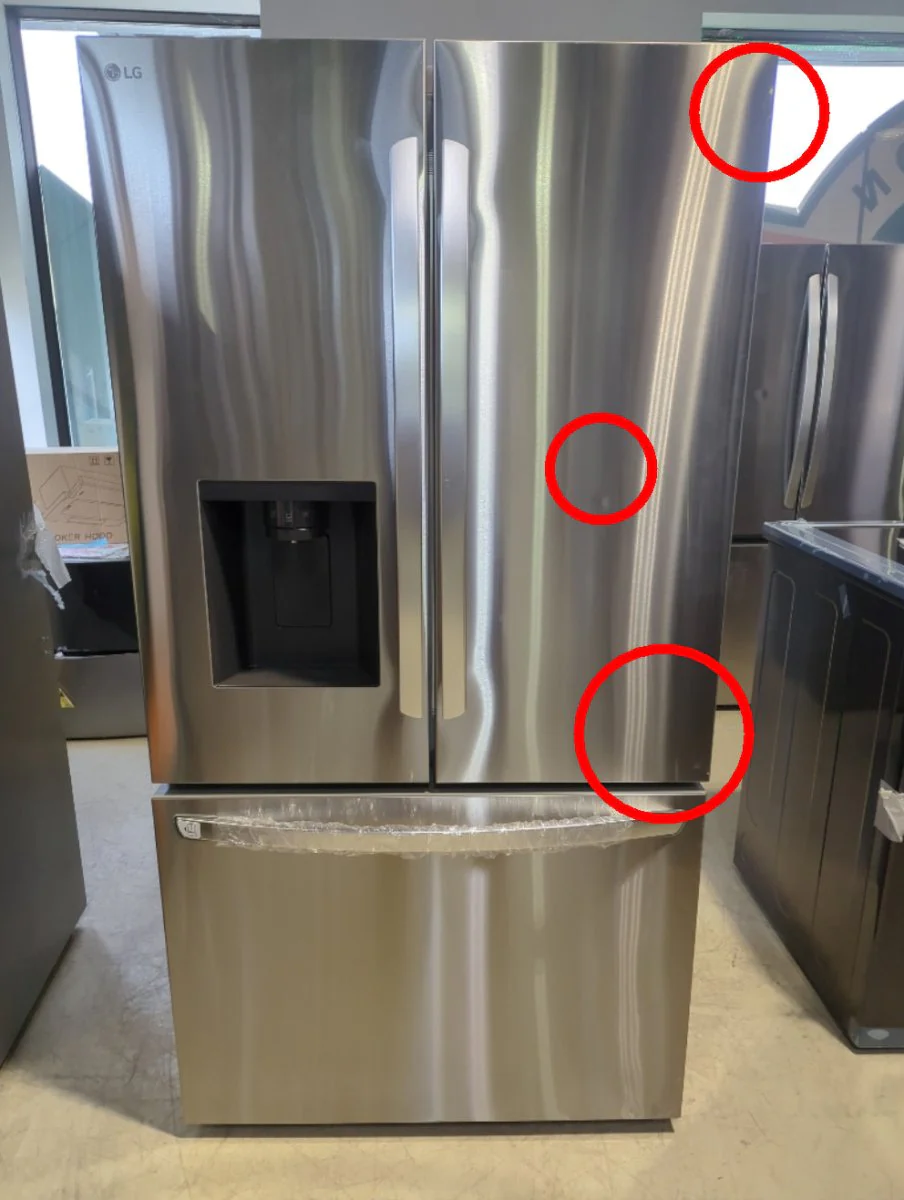 LCFC26XSS - REFRIGERATORS - LG - French 3-Door - Stainless Steel - Open Box - Image 2