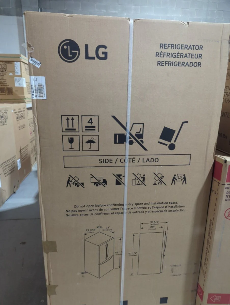 LCFS22EXS - REFRIGERATORS - LG - French 3-Door - Stainless Steel - Open Box - Image 5