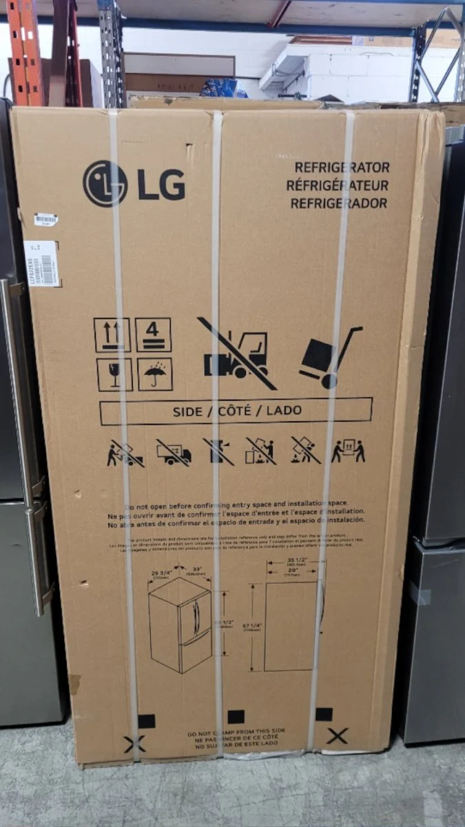 LCFS22EXS - REFRIGERATORS - LG - French 3-Door - Stainless Steel - Open Box - Image 2