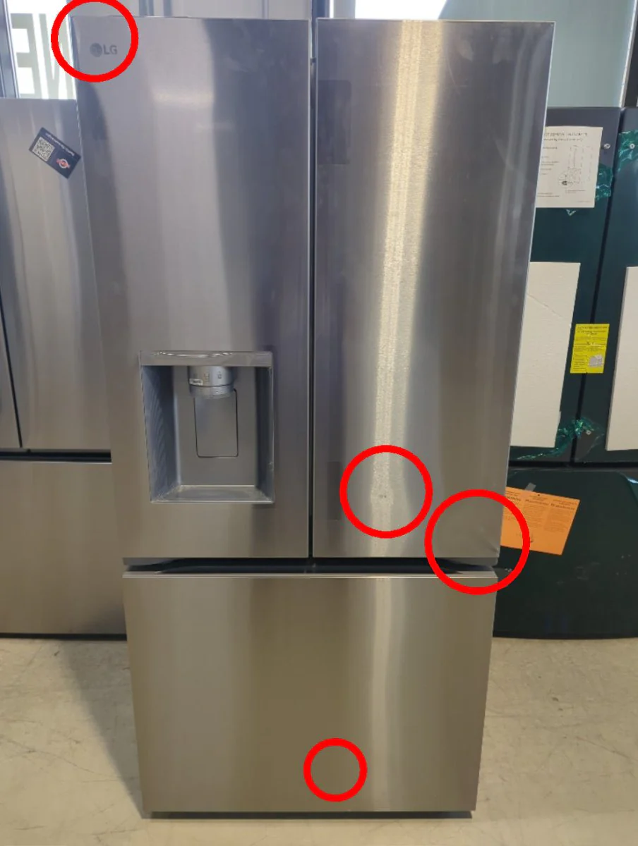 LF20C6330S - REFRIGERATORS - LG - French 3-Door - Stainless Steel - Open Box - Image 2