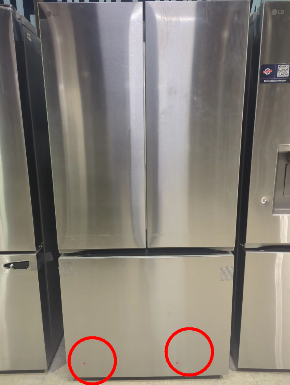 LF21C6200S - REFRIGERATORS - LG - French 3-Door - Stainless Steel - Open Box - Image 2