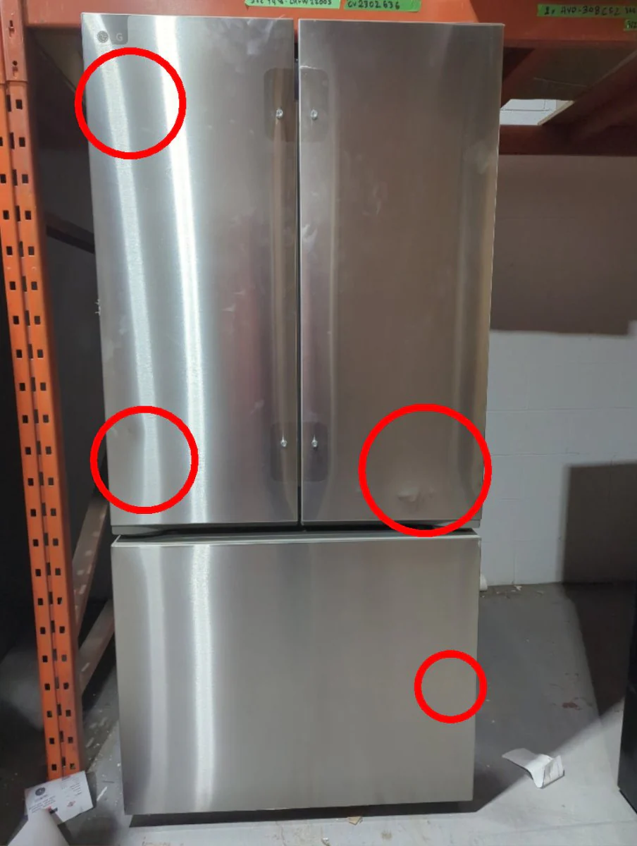 LF21G6200S - REFRIGERATORS - LG - French 3-Door - Stainless Steel - Open Box - Image 2