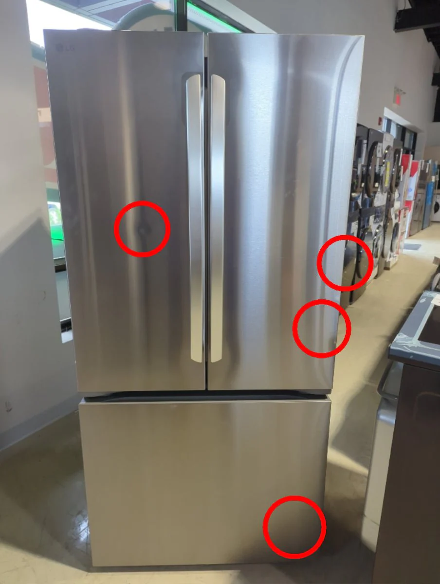 LF21G6200S - REFRIGERATORS - LG - French 3-Door - Stainless Steel - Open Box - Image 2