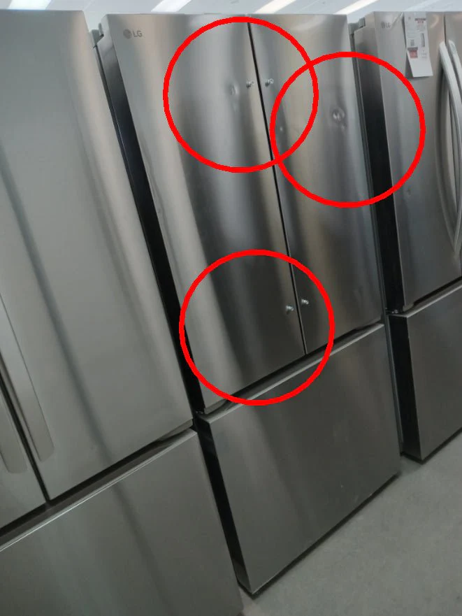 LF21G6200S - REFRIGERATORS - LG - French 3-Door - Stainless Steel - Open Box - Image 4