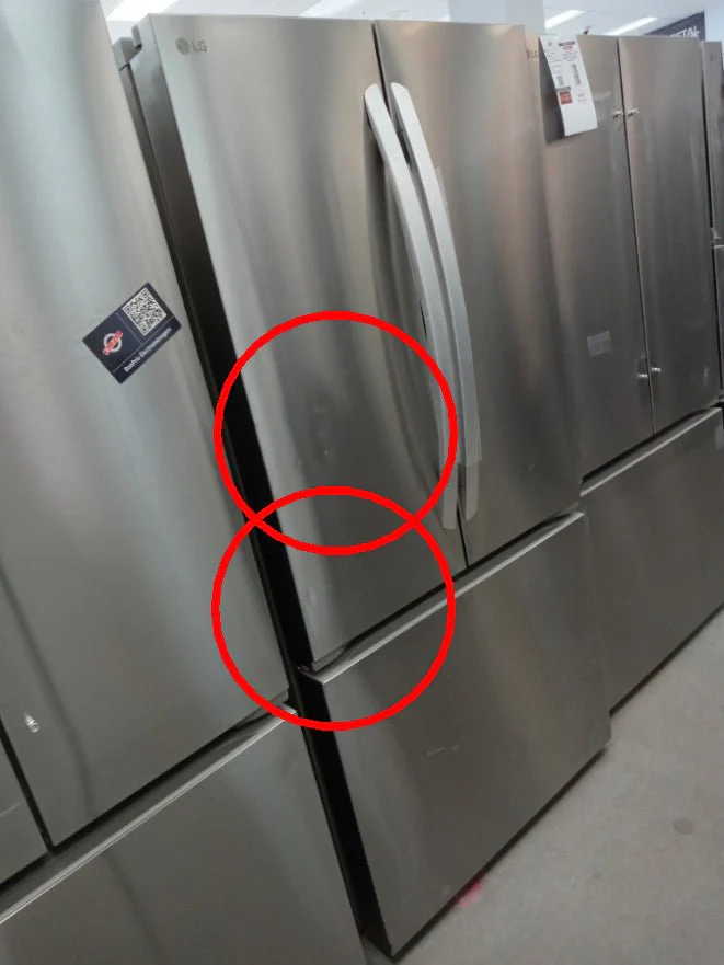 LF21G6200S - REFRIGERATORS - LG - French 3-Door - Stainless Steel - Open Box - Image 4