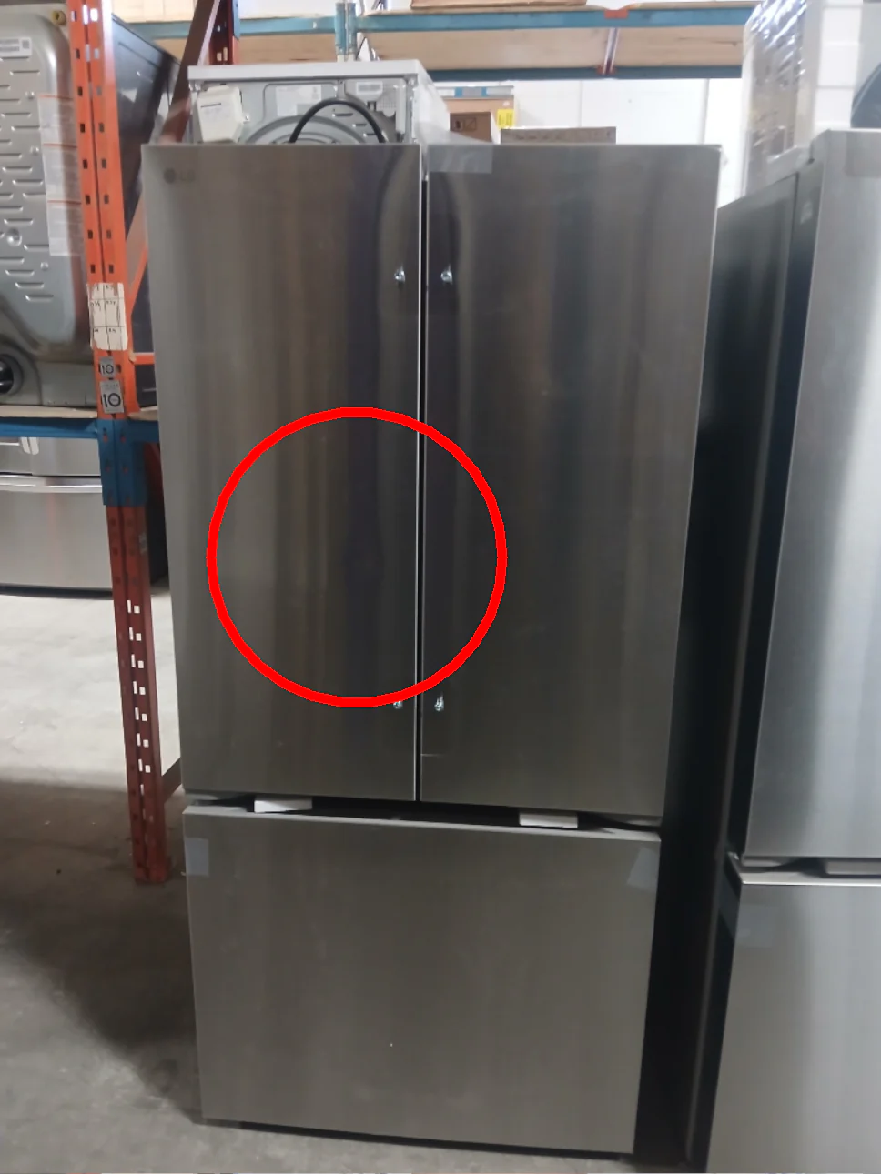 LF21G6201S - REFRIGERATORS - LG - French 3-Door - Stainless Steel - Open Box - Image 2