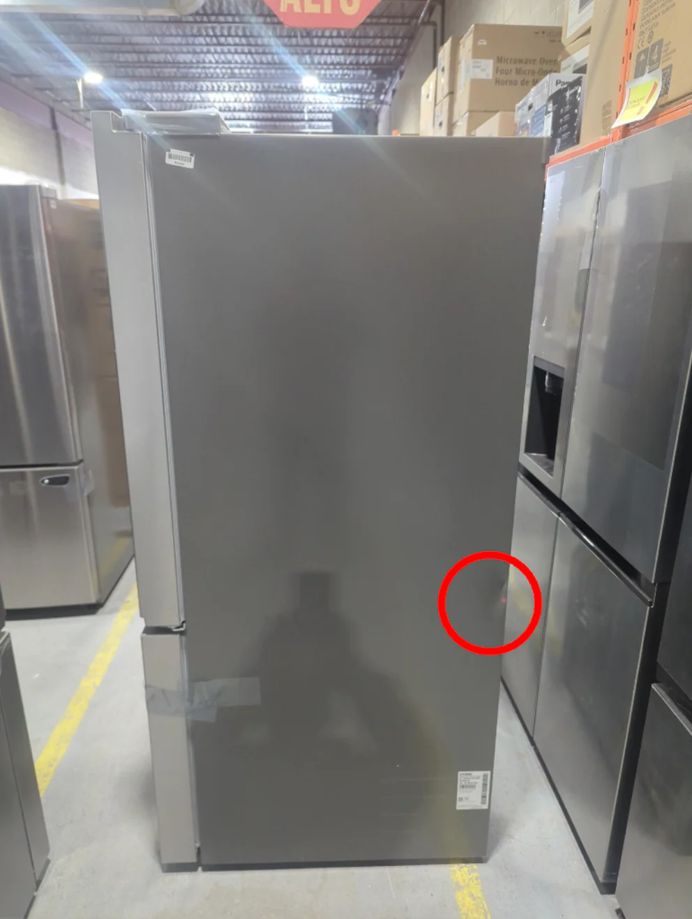 LF25S6000S - REFRIGERATORS - LG - French 3-Door - Stainless Steel - Open Box - Image 3