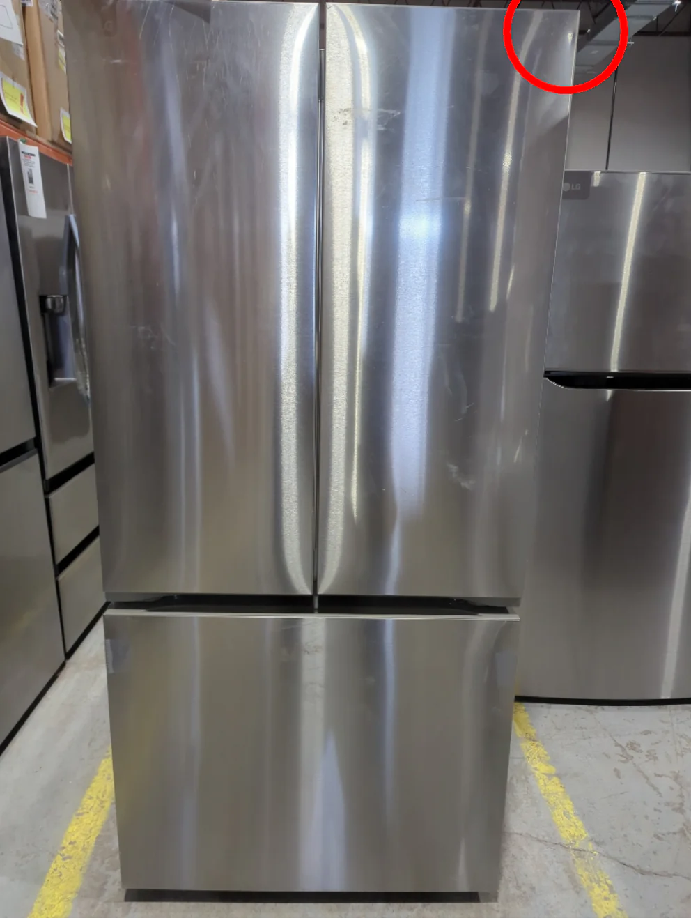 LF25S6200S - REFRIGERATORS - LG - French 3-Door - Stainless Steel - Open Box - Image 2