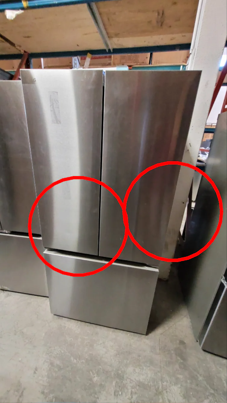 LF25S6200S - REFRIGERATORS - LG - French 3-Door - Stainless Steel - Open Box - Image 2