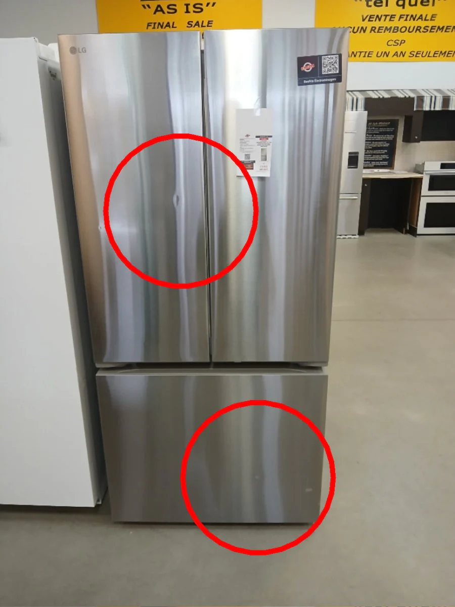 LF25S6200S - REFRIGERATORS - LG - French 3-Door - Stainless Steel - Open Box - Image 2