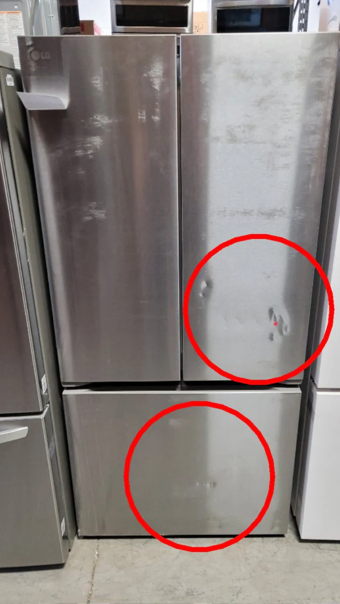 LF25S6200S - REFRIGERATORS - LG - French 3-Door - Stainless Steel - Open Box - Image 3