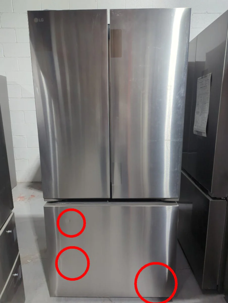 LF25S6200S - REFRIGERATORS - LG - French 3-Door - Stainless Steel - Open Box - Image 2