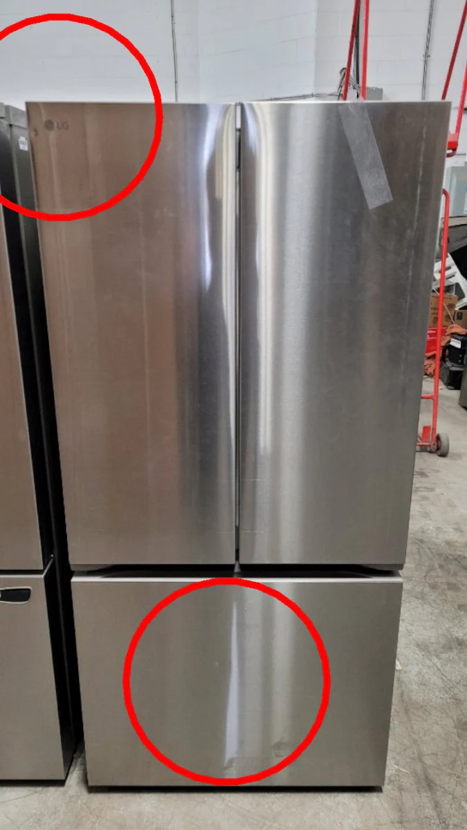 LF25S6200S - REFRIGERATORS - LG - French 3-Door - Stainless Steel - Open Box - Image 3