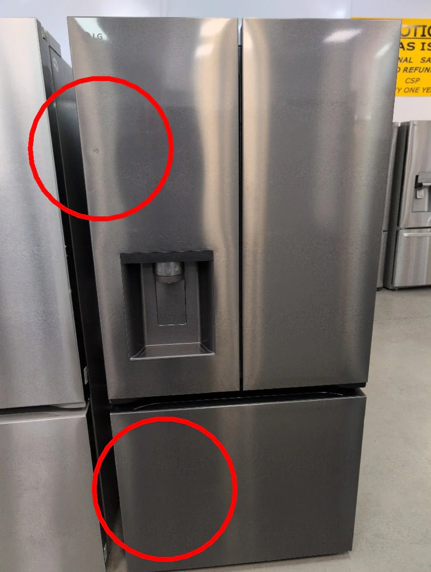 LF25S6330D - REFRIGERATORS - LG - French 3-Door - Black Stainless - Open Box - Image 2