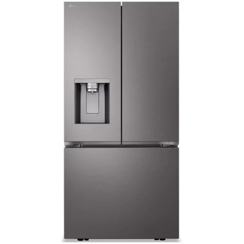 LF25S6330D - REFRIGERATORS - LG - French 3-Door - Black Stainless - Open Box