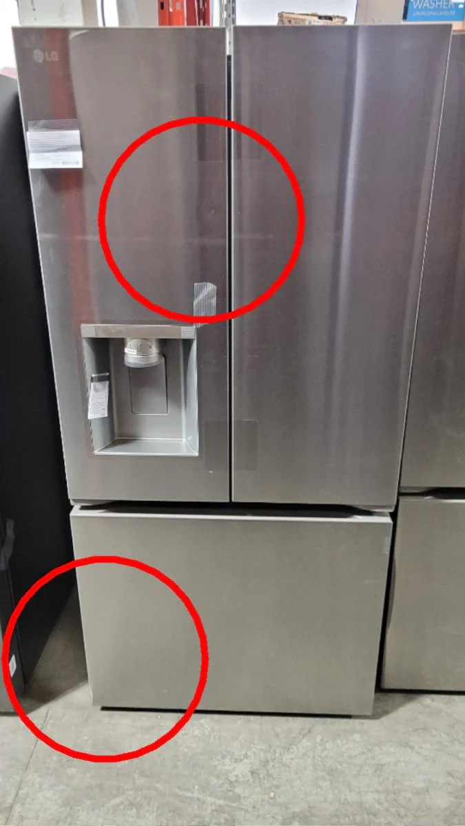LF25S6330S - REFRIGERATORS - LG - French 3-Door - Stainless Steel - Open Box - Image 3