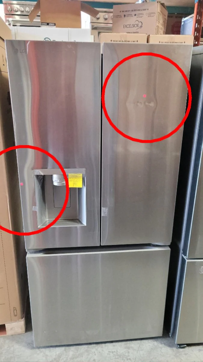 LF25S6330S - REFRIGERATORS - LG - French 3-Door - Stainless Steel - Open Box - Image 3