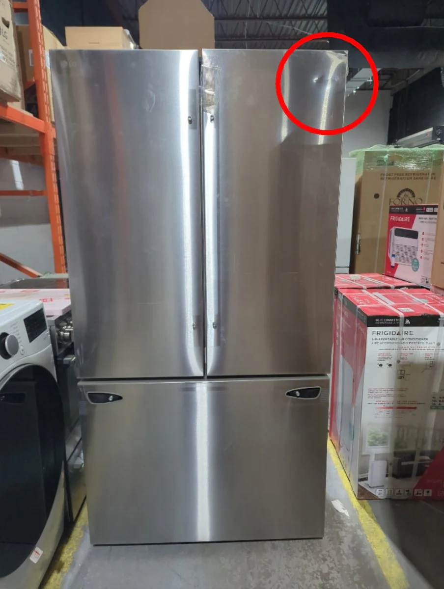 LF27D6200S - REFRIGERATORS - LG - French 3-Door - Stainless Steel - Open Box - Image 3