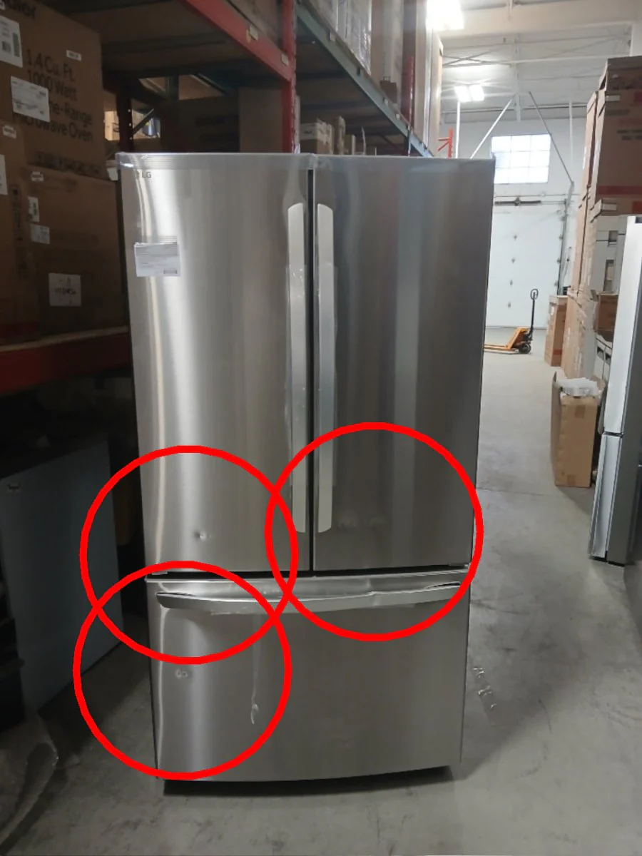 LF29T6000S - REFRIGERATORS - LG - French 3-Door - Stainless Steel - Open Box - Image 4