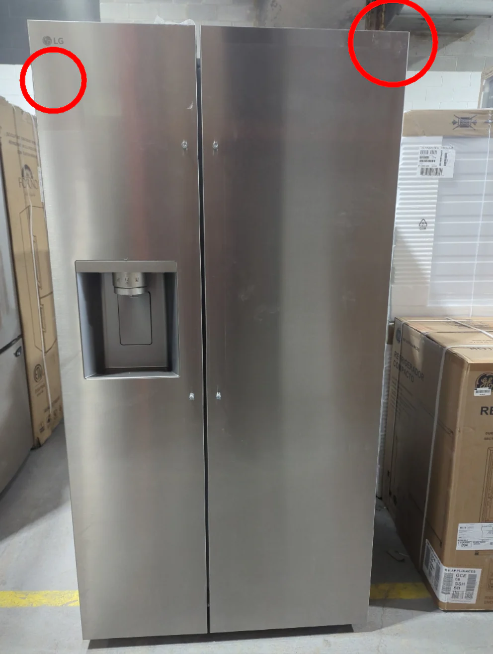 LL27T3530S - REFRIGERATORS - LG - Side by side - Stainless Steel - Open Box - Image 2
