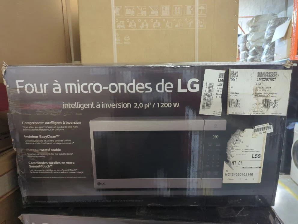 LMC2075ST - MICROWAVES OVENS - LG - Countertop - Stainless Steel - Open Box - Image 2