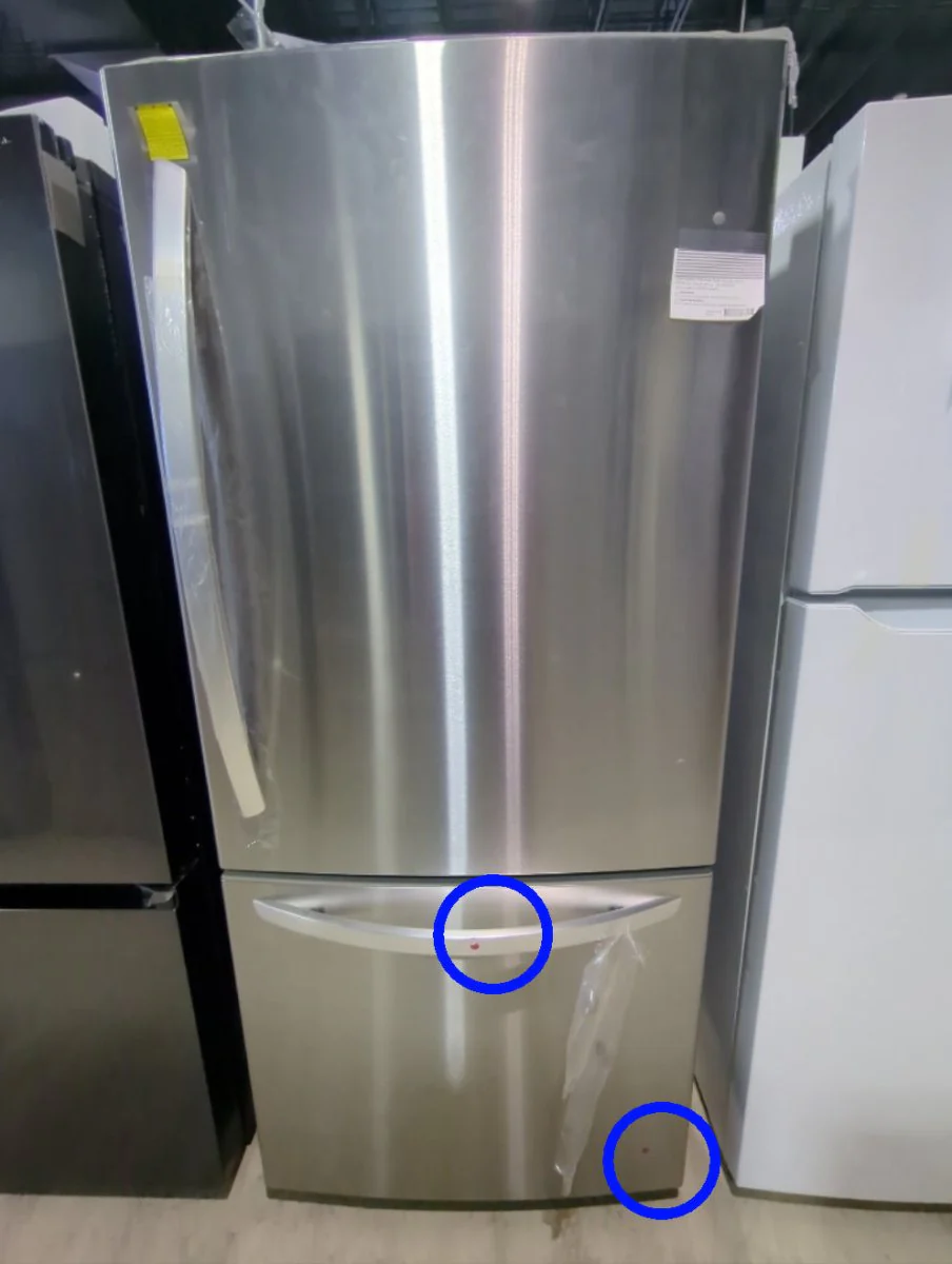 LRDNS2200S - REFRIGERATORS - LG - Bottom Freezer - Stainless Steel - Open Box - Image 2