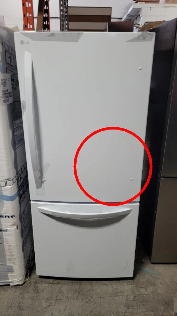 LRDNS2200W - REFRIGERATORS - LG - Bottom Freezer - White - Open Box - Image 2