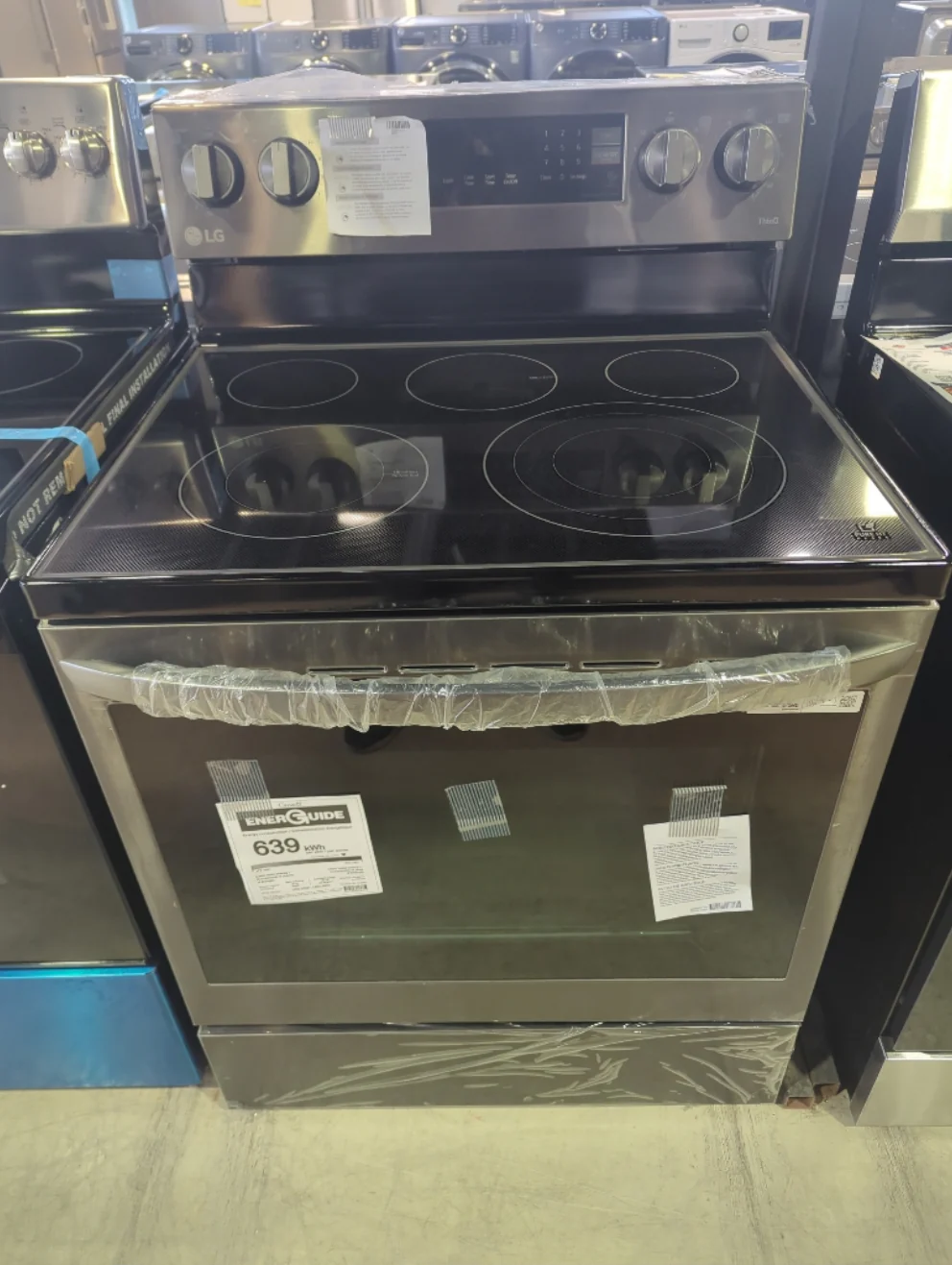 LREL6325D - RANGES - LG - Electric - Black Stainless - Open Box - Image 2