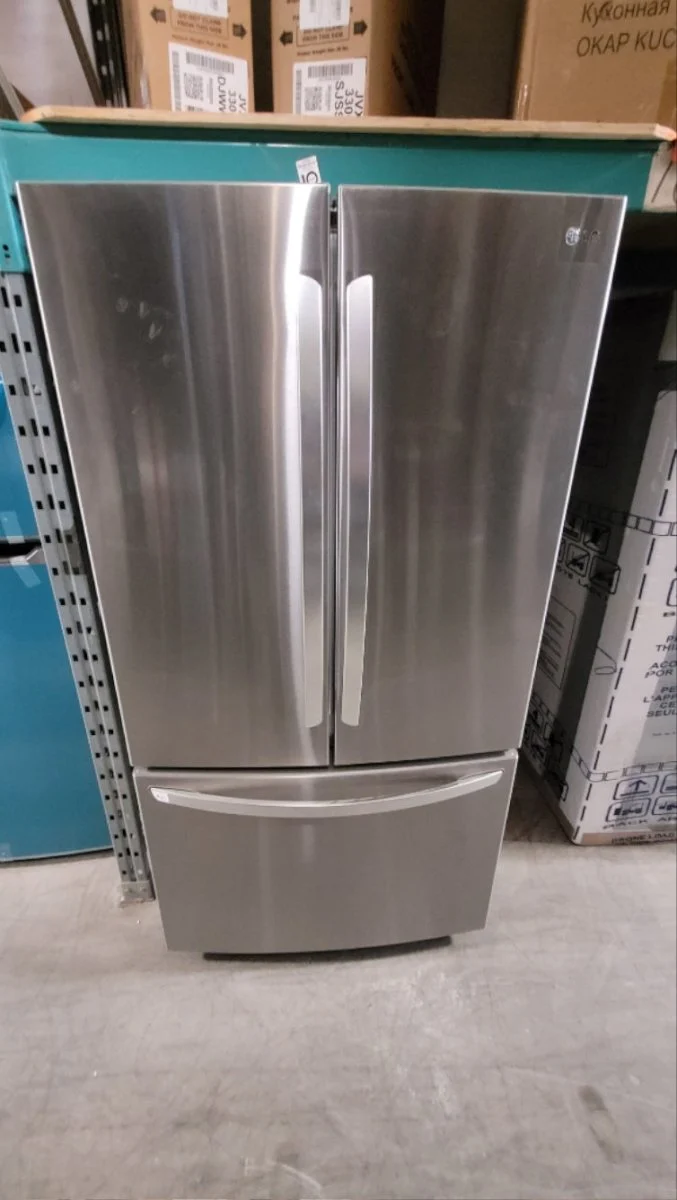 LRFCS29D6S - REFRIGERATORS - LG - French 3-Door - Stainless Steel - Open Box - Image 2