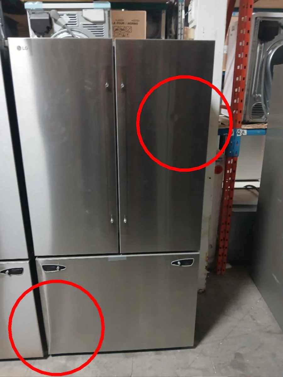LRFLC2706S - REFRIGERATORS - LG - French 3-Door - Stainless Steel - Open Box - Image 2