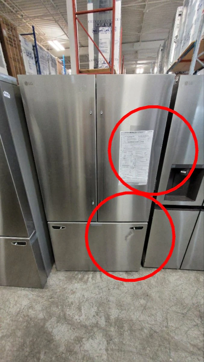 LRFLS3206S - REFRIGERATORS - LG - French 3-Door - Stainless Steel - Open Box - Image 3