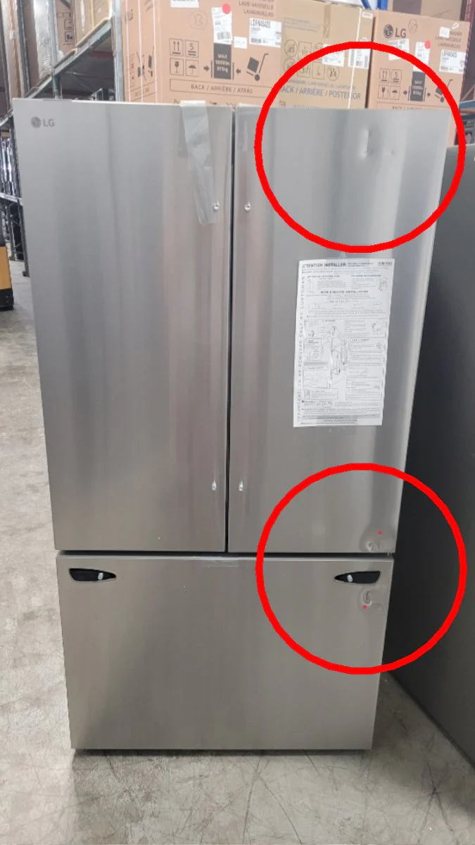 LRFLS3206S - REFRIGERATORS - LG - French 3-Door - Stainless Steel - Open Box - Image 3