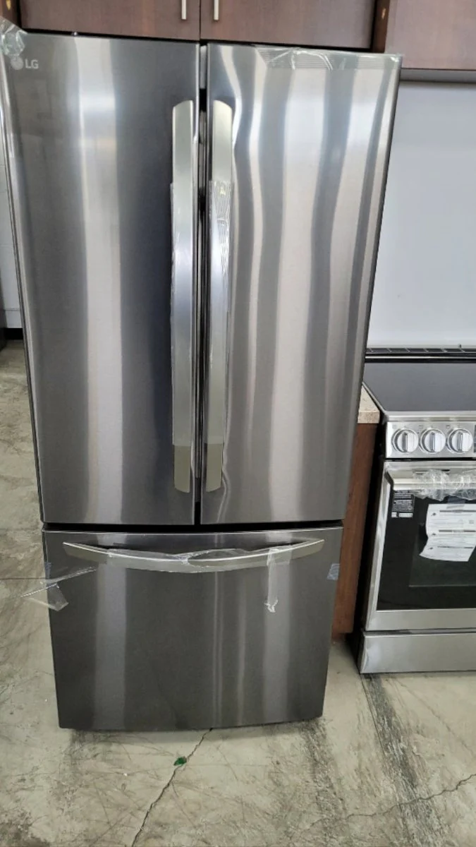 LRFNS2200D - REFRIGERATORS - LG - French 3-Door - Black Stainless - Open Box - Image 2