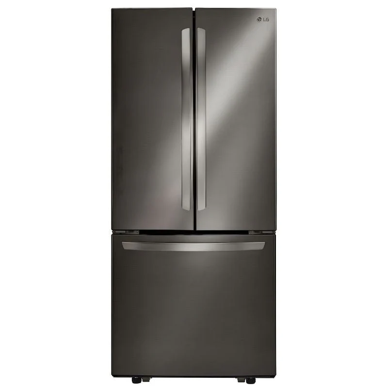 LRFNS2200D - REFRIGERATORS - LG - French 3-Door - Black Stainless - Open Box