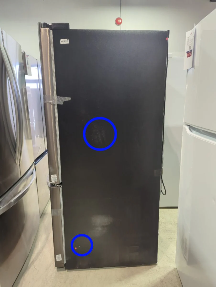 LRFNS2200D - REFRIGERATORS - LG - French 3-Door - Black Stainless - Open Box - Image 4
