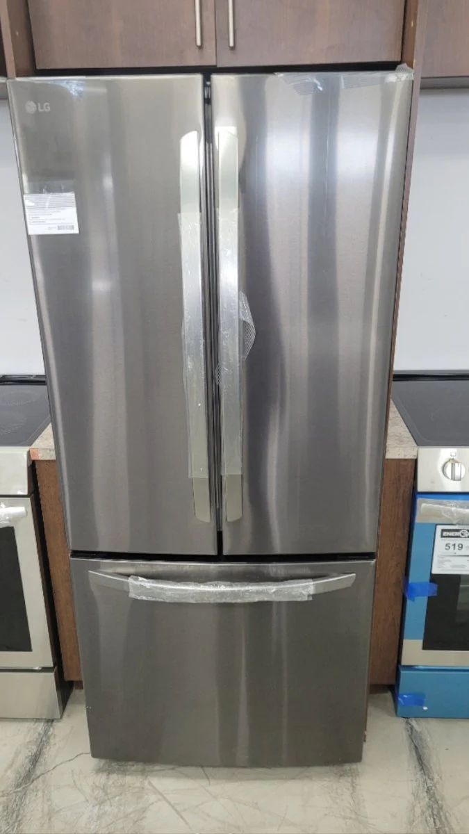 LRFNS2200D - REFRIGERATORS - LG - French 3-Door - Black Stainless - Open Box - Image 2