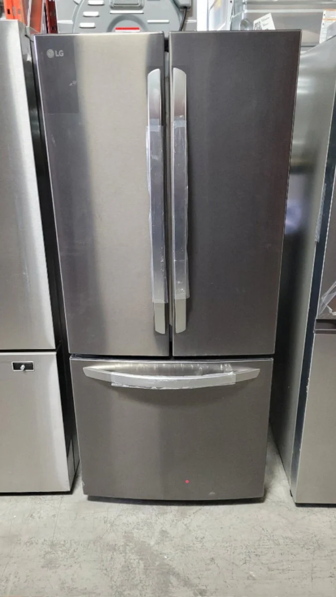 LRFNS2200D - REFRIGERATORS - LG - French 3-Door - Black Stainless - Open Box - Image 3
