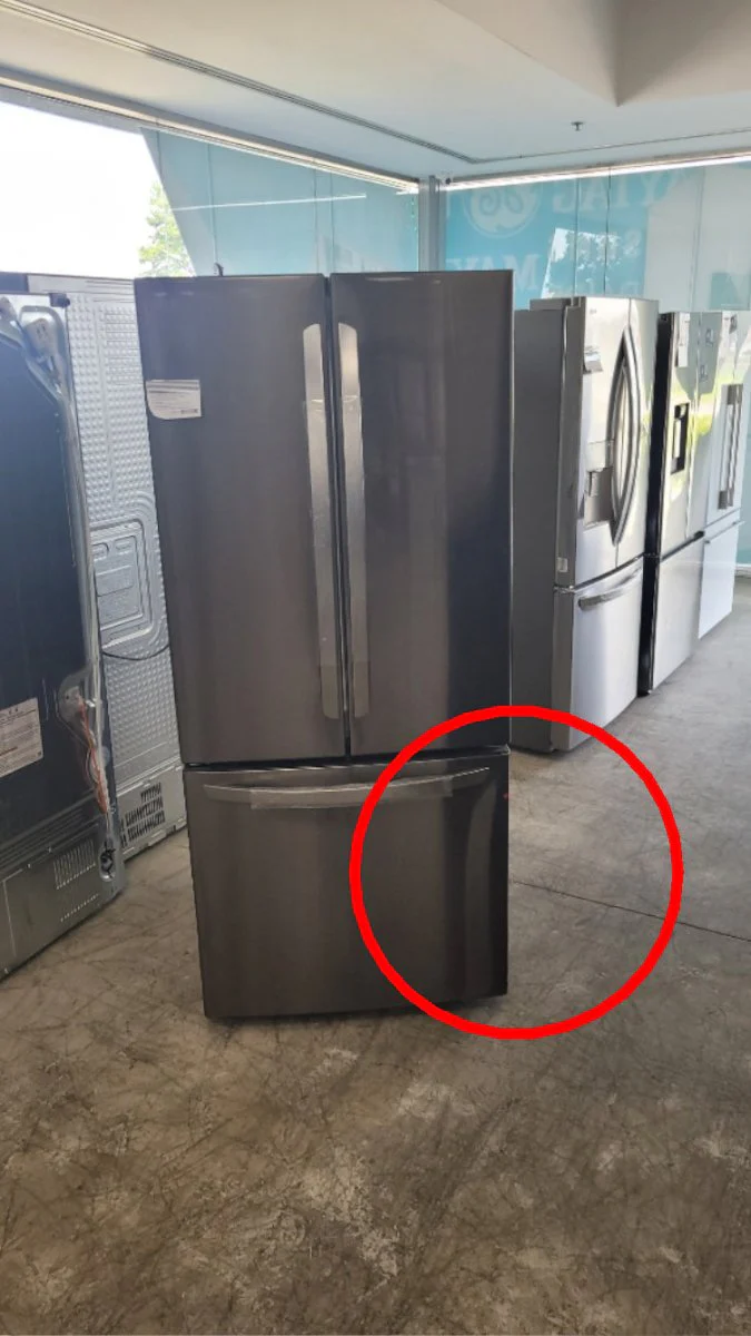LRFNS2200D - REFRIGERATORS - LG - French 3-Door - Black Stainless - Open Box - Image 2