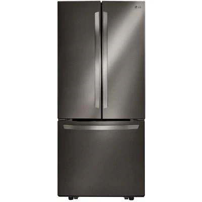 LRFNS2200D - REFRIGERATORS - LG - French 3-Door - Black Stainless - Open Box